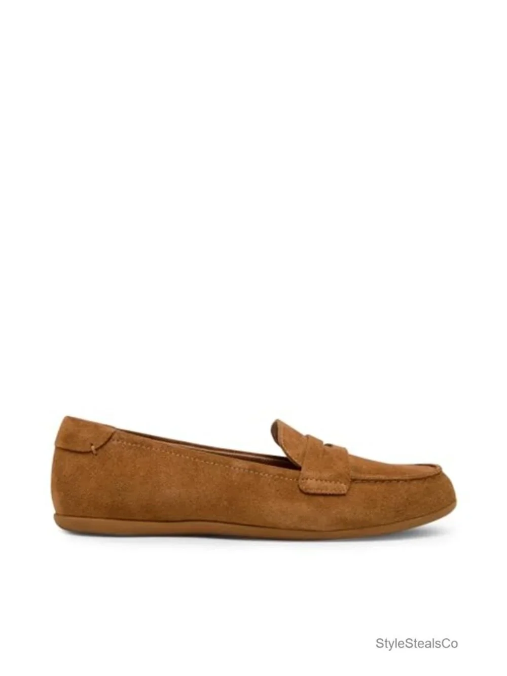 Womens Slip-On Loafers Water Resistant Leather Comfort